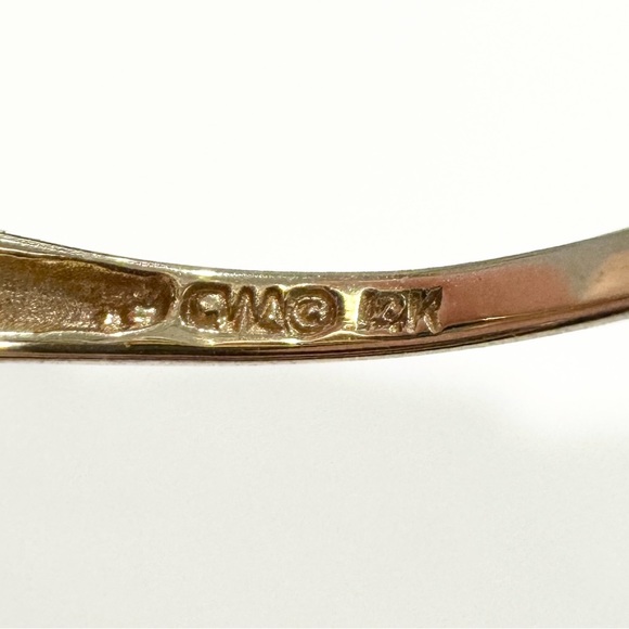 14K Large Deep Blue Topaz Swiss London triliant pie cut regal yellow gold ring - Picture 11 of 12